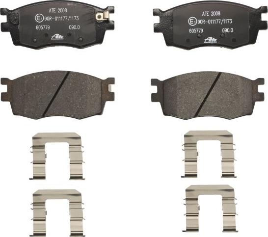 ATE 13.0460-5779.2 - Гальмівні колодки, дискові гальма autozip.com.ua