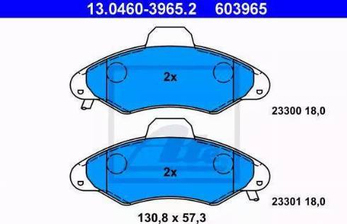 Alpha Brakes HKP-FR-018 - Гальмівні колодки, дискові гальма autozip.com.ua