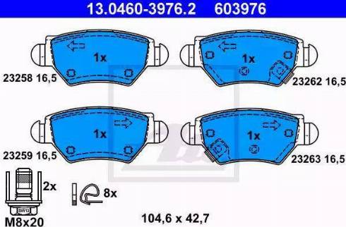 Alpha Brakes HKT-PL-010 - Гальмівні колодки, дискові гальма autozip.com.ua