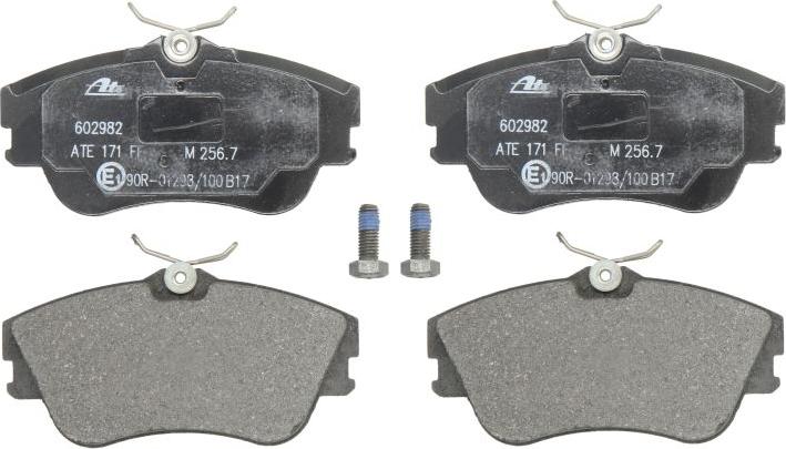 ATE 13.0460-2982.2 - Гальмівні колодки, дискові гальма autozip.com.ua