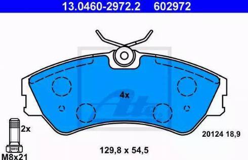 Alpha Brakes HKP-VW-021 - Гальмівні колодки, дискові гальма autozip.com.ua