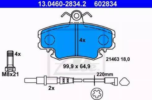 Alpha Brakes HKP-RE-027 - Гальмівні колодки, дискові гальма autozip.com.ua