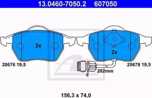 Alpha Brakes HKP-VW-025 - Гальмівні колодки, дискові гальма autozip.com.ua