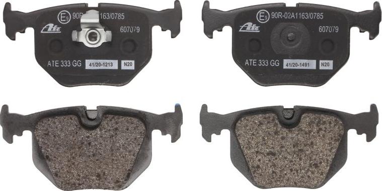 ATE 13.0460-7079.2 - Гальмівні колодки, дискові гальма autozip.com.ua