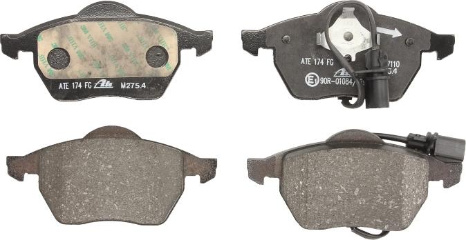 ATE 13.0460-7110.2 - Гальмівні колодки, дискові гальма autozip.com.ua