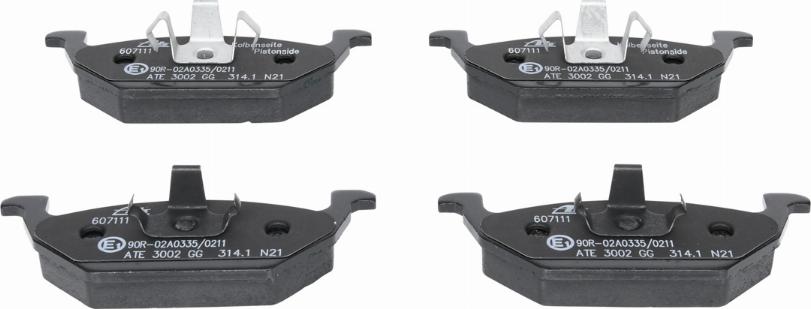 ATE 13.0460-7111.2 - brake pads autozip.com.ua