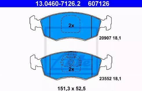 Alpha Brakes HKP-FT-033 - Гальмівні колодки, дискові гальма autozip.com.ua