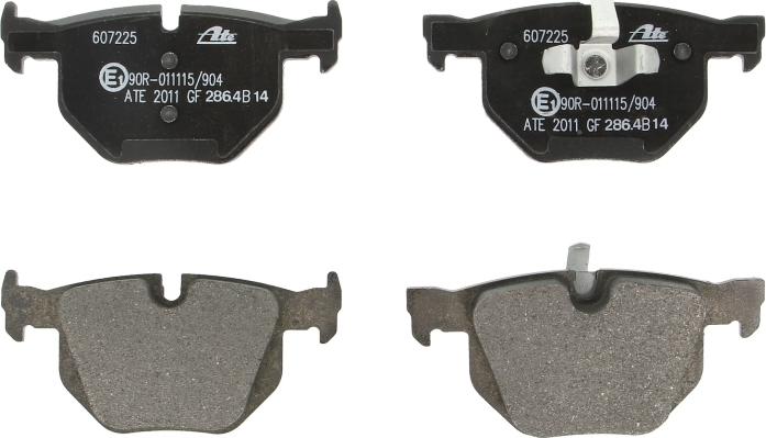 ATE 13.0460-7225.2 - Гальмівні колодки, дискові гальма autozip.com.ua