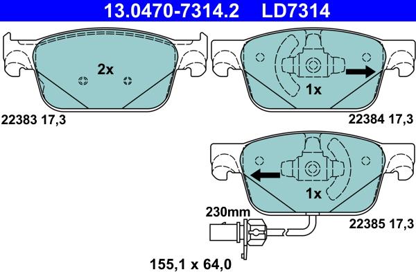 BENDIX 511329 - Гальмівні колодки, дискові гальма autozip.com.ua