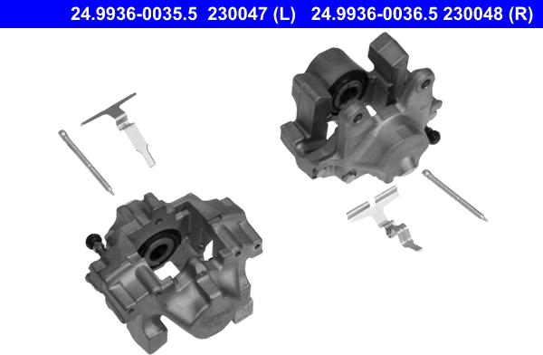 ATE 24.9936-0036.5 - Гальмівний супорт autozip.com.ua