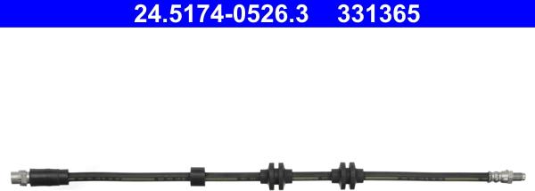 ATE 24.5174-0526.3 - Гальмівний шланг autozip.com.ua