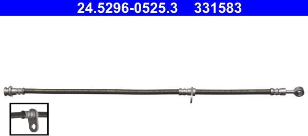 ATE 24.5296-0525.3 - Гальмівний шланг autozip.com.ua