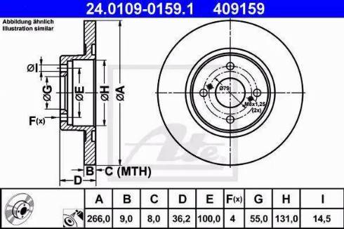 Alpha Brakes HTT-TY-016 - Гальмівний диск autozip.com.ua