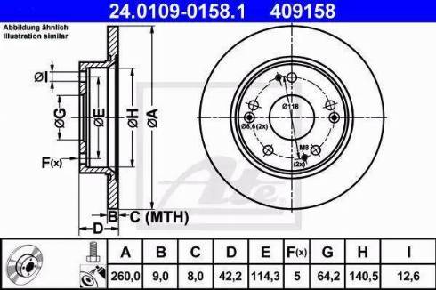 Alpha Brakes HTT-HD-033 - Гальмівний диск autozip.com.ua