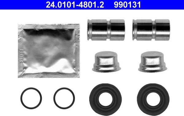 ATE 24.0101-4801.2 - Комплект приладдя, гальм autozip.com.ua