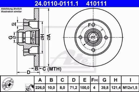 Alpha Brakes HTT-VW-002 - Гальмівний диск autozip.com.ua