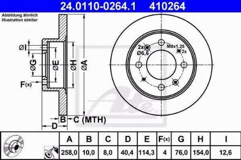 Alpha Brakes HTT-HY-501 - Гальмівний диск autozip.com.ua