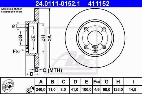 Alpha Brakes HTP-PL-028 - Гальмівний диск autozip.com.ua