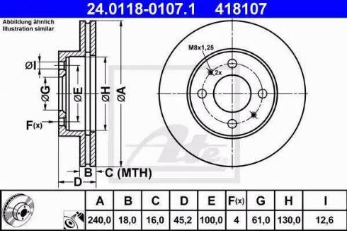 Alpha Brakes HTP-NS-060 - Гальмівний диск autozip.com.ua