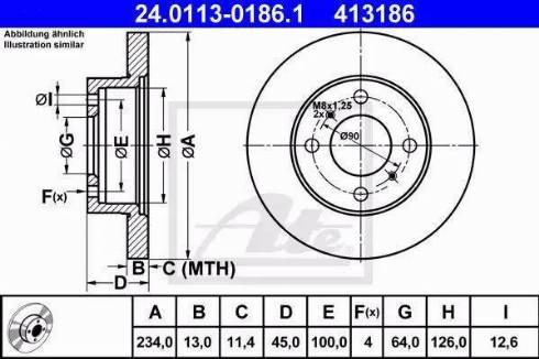 Alpha Brakes HTP-MS-038 - Гальмівний диск autozip.com.ua