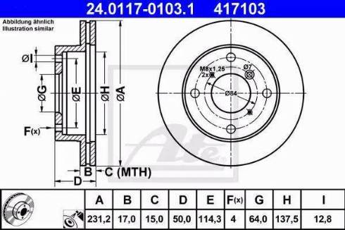 Alpha Brakes HTP-SU-006 - Гальмівний диск autozip.com.ua