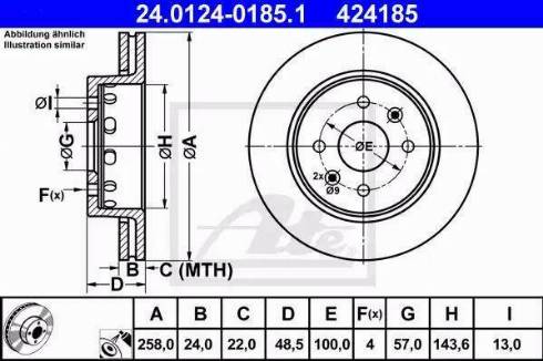 Alpha Brakes HTP-KA-314 - Гальмівний диск autozip.com.ua