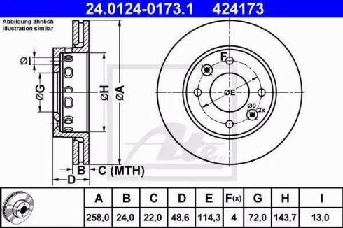 Alpha Brakes HTP-KA-303 - Гальмівний диск autozip.com.ua