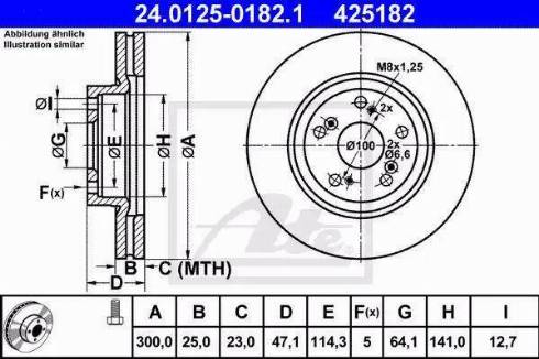 Alpha Brakes HTP-HD-046 - Гальмівний диск autozip.com.ua