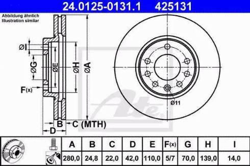 Alpha Brakes HTP-PL-007 - Гальмівний диск autozip.com.ua