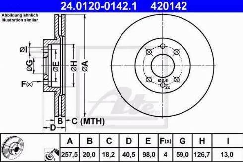 Alpha Brakes HTP-FT-003 - Гальмівний диск autozip.com.ua