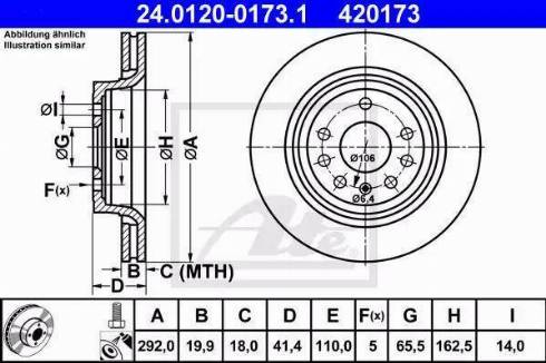 Alpha Brakes HTT-PL-018 - Гальмівний диск autozip.com.ua