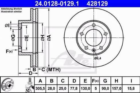 Alpha Brakes HTP-RE-032 - Гальмівний диск autozip.com.ua