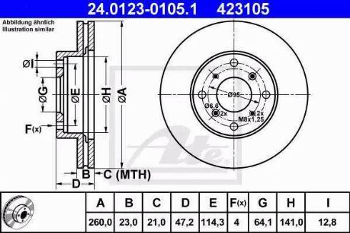 Alpha Brakes HTP-HD-030 - Гальмівний диск autozip.com.ua