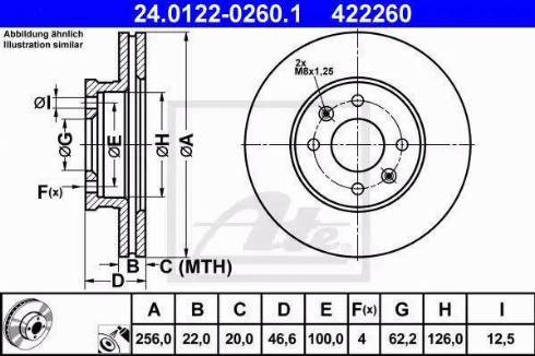 Alpha Brakes HTP-KA-324 - Гальмівний диск autozip.com.ua