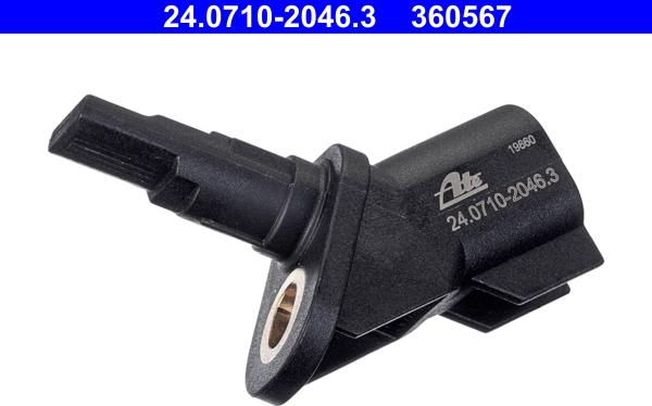 ATE 24.0710-2046.3 - Датчик ABS, частота обертання колеса autozip.com.ua