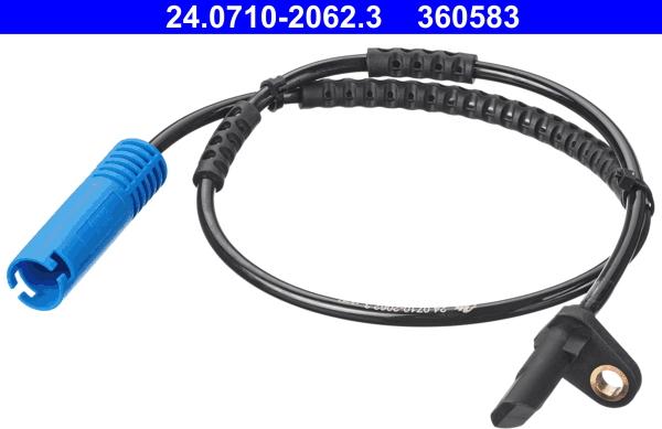 ATE 24.0710-2062.3 - Датчик ABS, частота обертання колеса autozip.com.ua