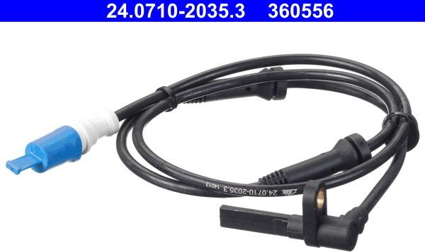 ATE 24.0710-2035.3 - Датчик ABS, частота обертання колеса autozip.com.ua