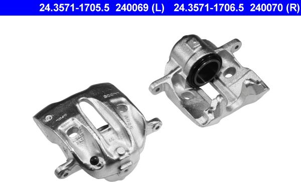 ATE 24.3571-1706.5 - Гальмівний супорт autozip.com.ua