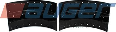 Auger 65414 - Комплект гальм, барабанний механізм autozip.com.ua