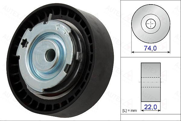 Autex 654906 - Натяжна ролик, ремінь ГРМ autozip.com.ua