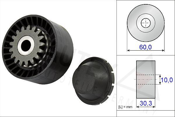 Autex 654465 - Паразитний / провідний ролик, поліклиновий ремінь autozip.com.ua