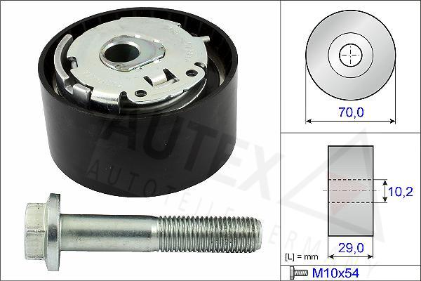 Autex 654698 - Натяжний ролик, ремінь ГРМ autozip.com.ua
