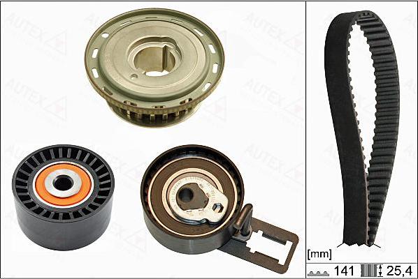 Autex 702888 - Комплект ременя ГРМ autozip.com.ua