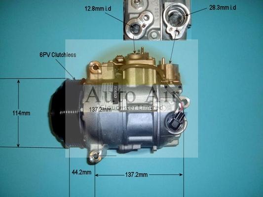 Auto Air Gloucester 14-9655 - Компресор, кондиціонер autozip.com.ua