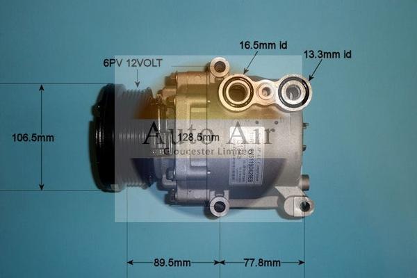 Auto Air Gloucester 14-9759P - Компресор, кондиціонер autozip.com.ua