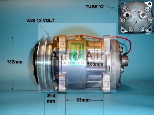 Auto Air Gloucester 14-5702 - Компресор, кондиціонер autozip.com.ua