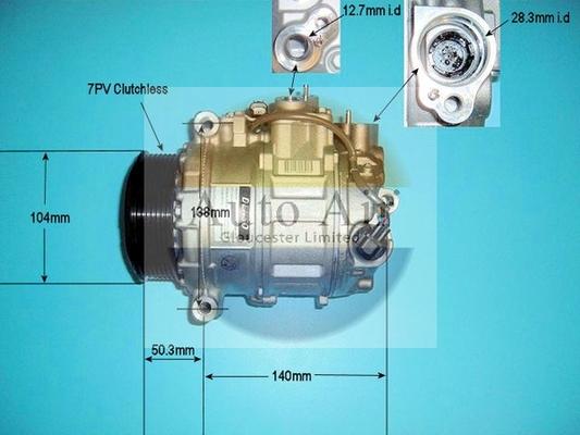 Auto Air Gloucester 14-6205 - Компресор, кондиціонер autozip.com.ua