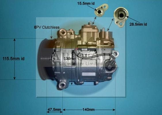 Auto Air Gloucester 14-0039 - Компресор, кондиціонер autozip.com.ua