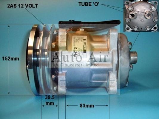 Auto Air Gloucester 14-0304 - Компресор, кондиціонер autozip.com.ua