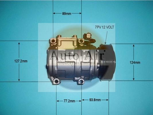 Auto Air Gloucester 14-0257R - Компресор, кондиціонер autozip.com.ua